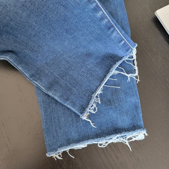 Good American Good Legs Fray Hem Jeans Skinny High Rise Stretch Women 26 - Picture 10 of 13